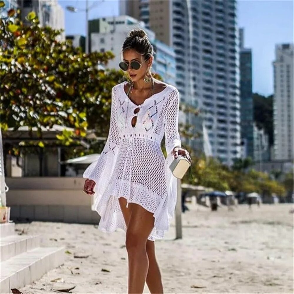 Beach dress coverup